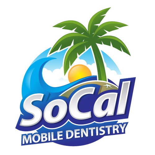Dental logo with the title 'Modern logo for Mobile Dentistry'