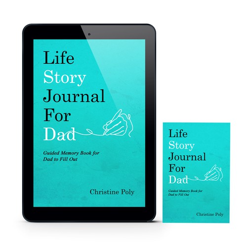 Journal book cover with the title 'Dad Journal Book Cover'