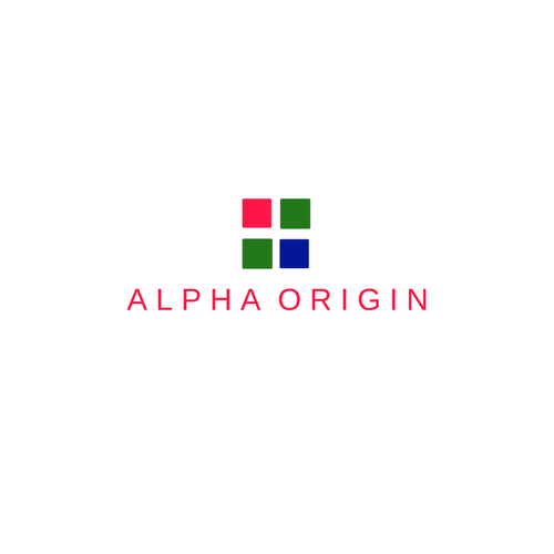 Authentic logo with the title 'alpha'