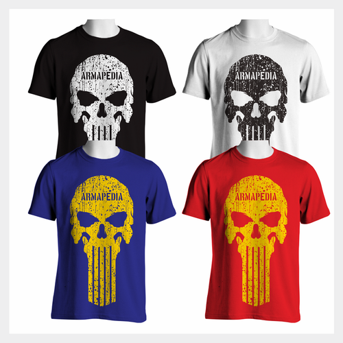 Channel design with the title 'Punisher Skull for YouTube channel'