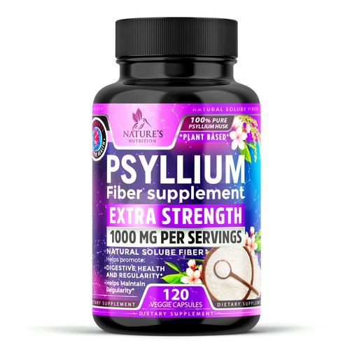 Fiber design with the title 'Natural Fiber Supplement Design Needed for Nature's Nutrition.'