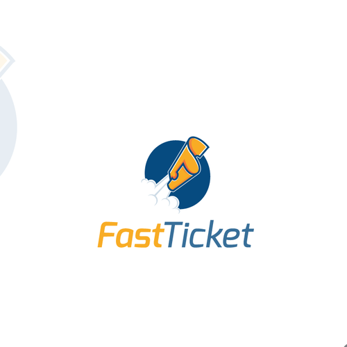 Ticket design with the title 'FastTicket'