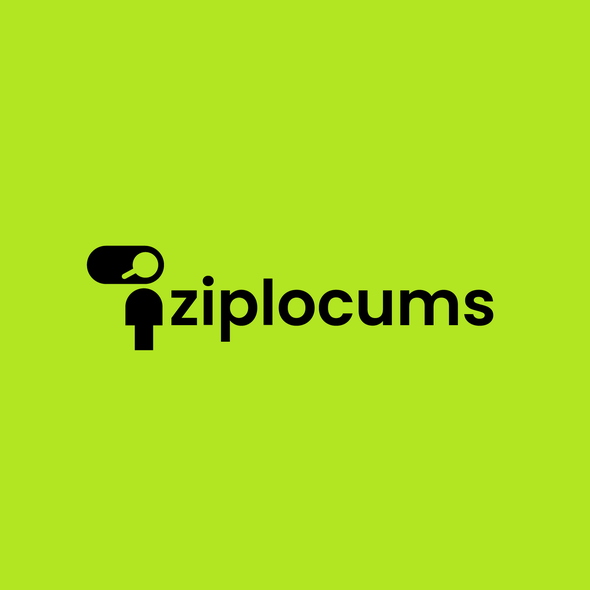 Recruitment logo with the title 'ziplocums'