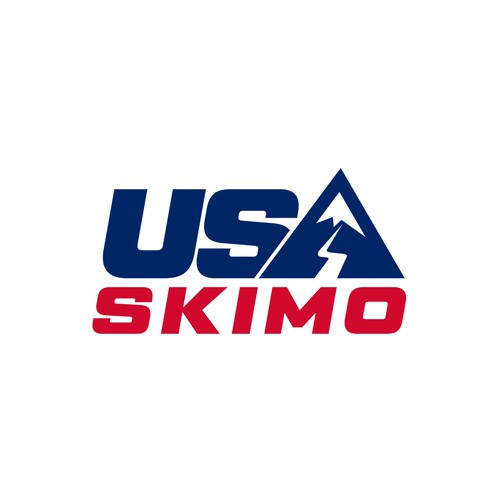Ski logo with the title 'Winner of USA SKIMO Contest'