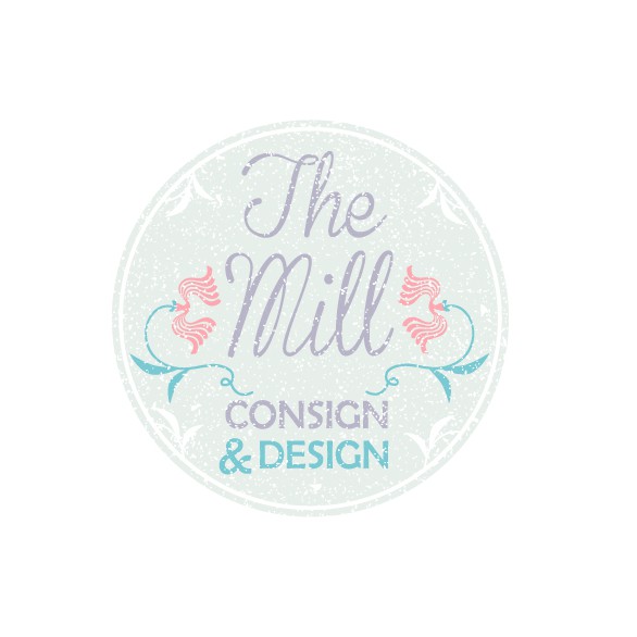 Girly logo with the title 'Shabby Chic winter Logo'