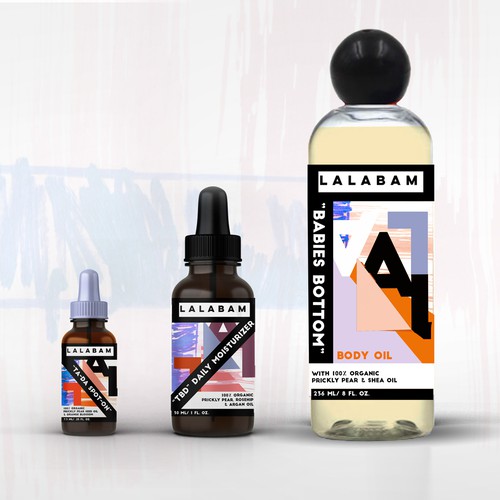 Fun label with the title 'labels for cosmetics'