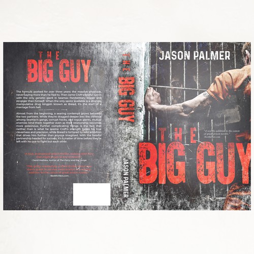 Crime book cover with the title 'Book cover for The Big Guy'