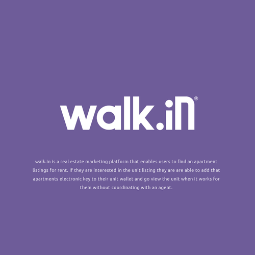 Rental logo with the title 'Logo for walk.in'