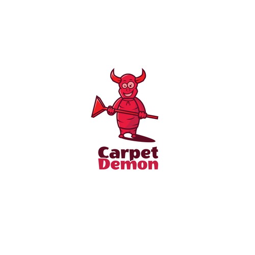 Devil logo with the title 'Carpet Demon'