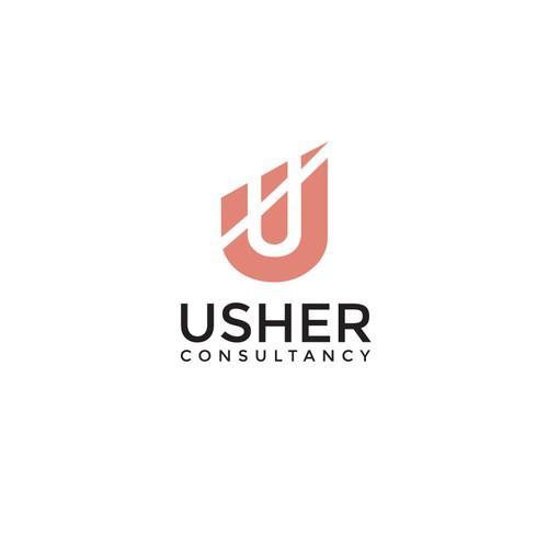 Consulting logo with the title 'Usher consultancy'