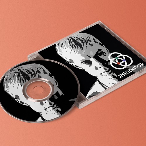 Entertainment brand with the title 'Logo and album cover'