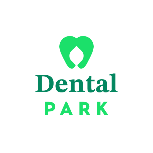 Bright brand with the title 'Modern logo for a park-themed dental practice'