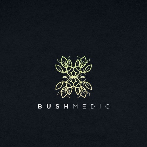 Cosmetics logo with the title 'Bush Medic'