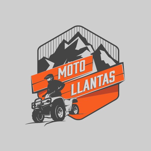 Street logo with the title 'Moto Llantas'