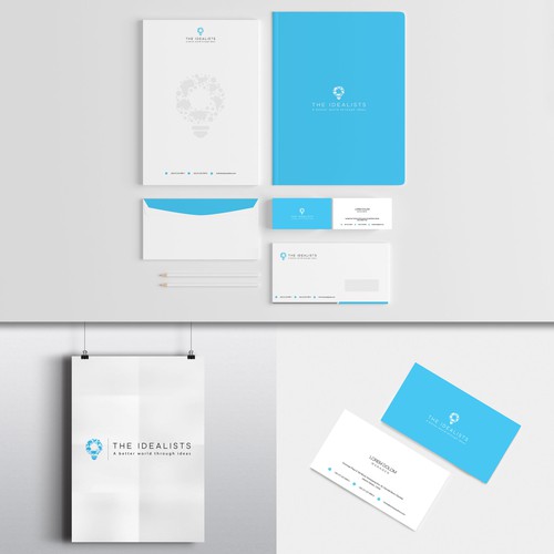 Professional brand with the title 'The Idealists'