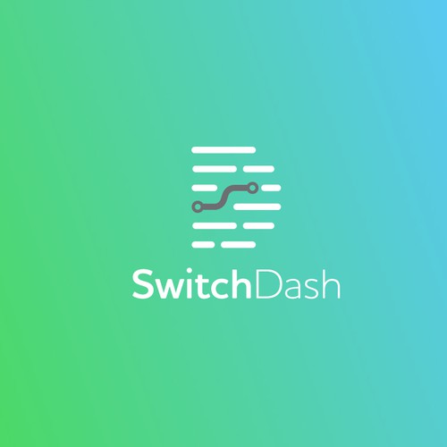 Switch design with the title 'Logo Concept for a marketing management software'