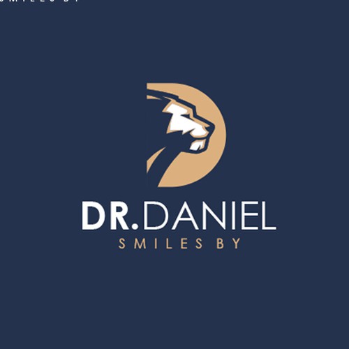 Lion head logo with the title 'Logo for Dr. Daniel'