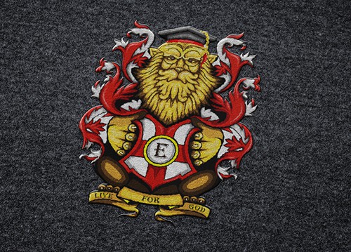 Embroidery design with the title 'Logo'