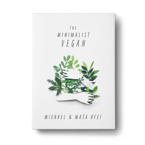 Nature book cover with the title 'A calm embrace'