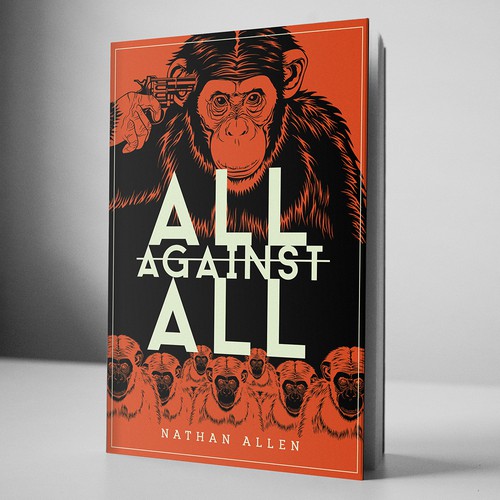 Comic book cover with the title 'Cover for sci-fi satire'