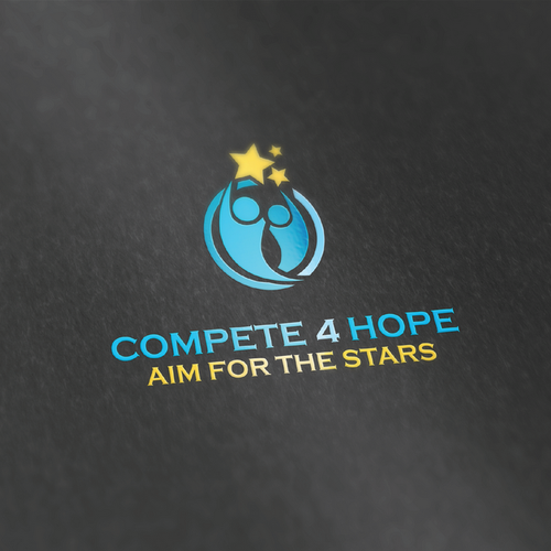 Light blue logo with the title 'Compete 4 Hope'