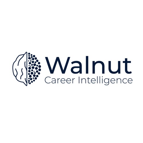 Career logo with the title 'Walnut Career Intelligance logo design'