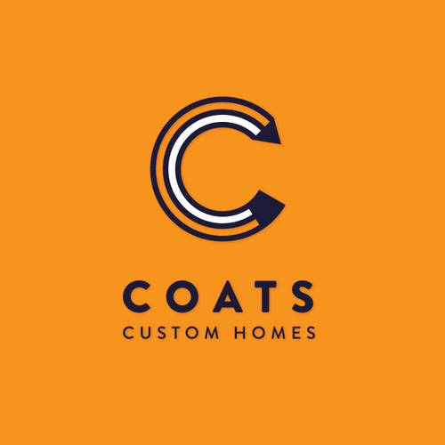 Letterform design with the title 'Clever and modern "C" construction company logo'