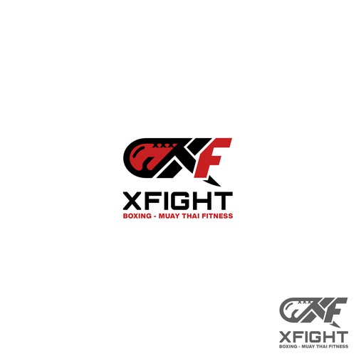 Box brand with the title 'Logo concept - Fight Box'