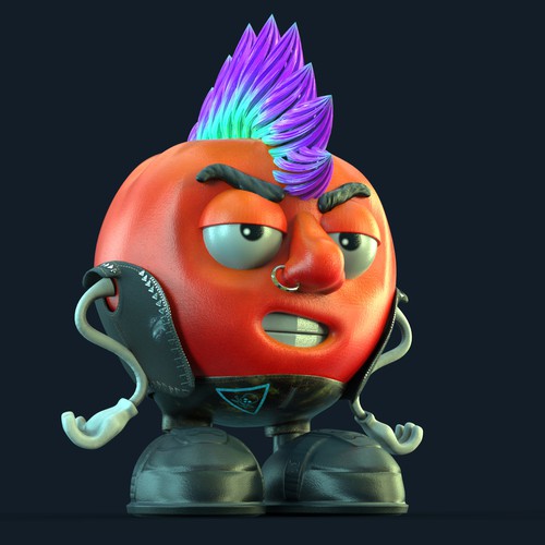 Punk design with the title 'Mr tomato Punk'