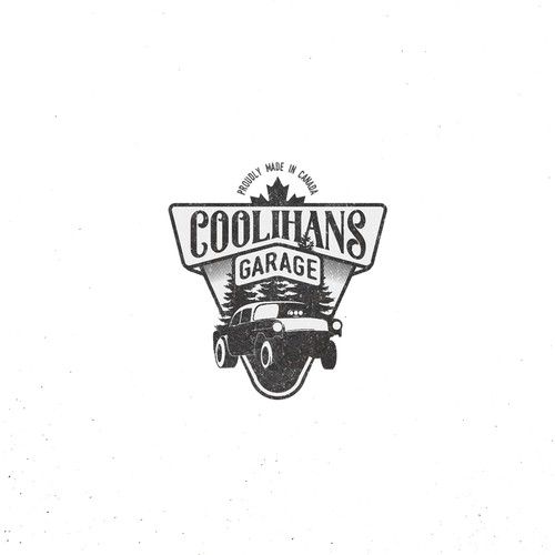 Garage design with the title 'Coolihans Garage '