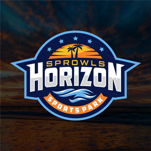 Sunset logo with the title 'Winner of SPROWLS HORIZON Contest'