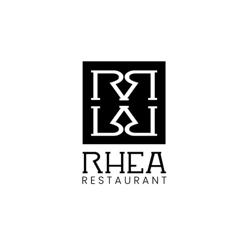 Food service logo with the title 'Symmetrical Logo for Restaurant'