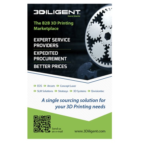 Ad design with the title 'Magazine ad'