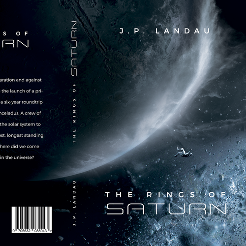 Space book cover with the title 'sci-fi book '