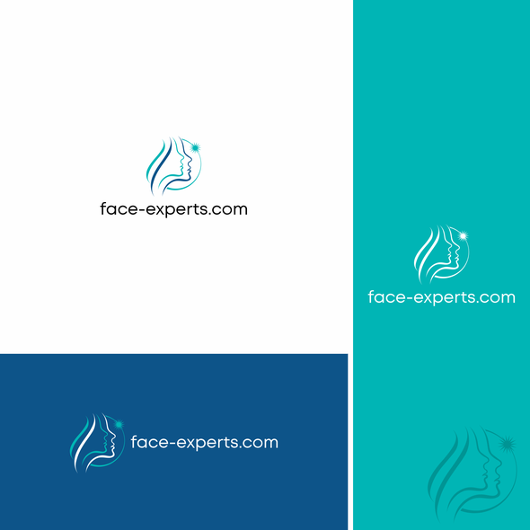 Face design with the title 'Medical & Pharmaceutical logo'