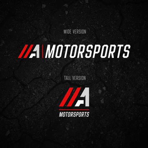 Vector logo with the title 'Bold logo for motorsports company'