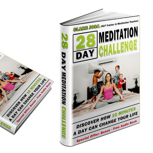 Meditation book cover with the title 'Want to help people discover how 10 minutes a day could change their life? '