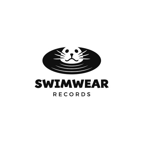 Vinyl design with the title 'Swimwear Record'
