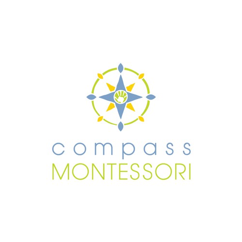 Nanny logo with the title 'Logo for Childcare & Pre-K education for children ages 2-1/2 to 6 years old'