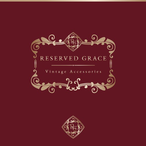 Decorative design with the title 'Reserved Grace'
