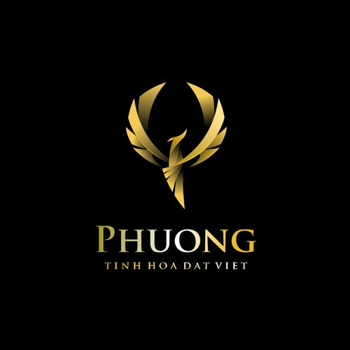Modern design logo with the title 'phuong'