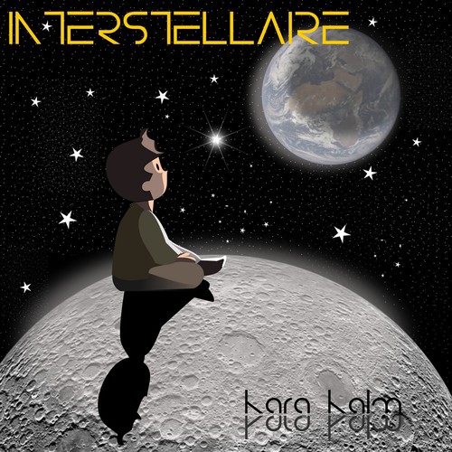 Boy artwork with the title 'Cd cover illustration'