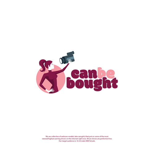 Model logo with the title 'Logo for webcam models'