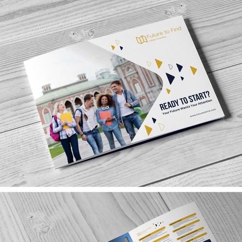 University design with the title 'Future to Find College Consulting'