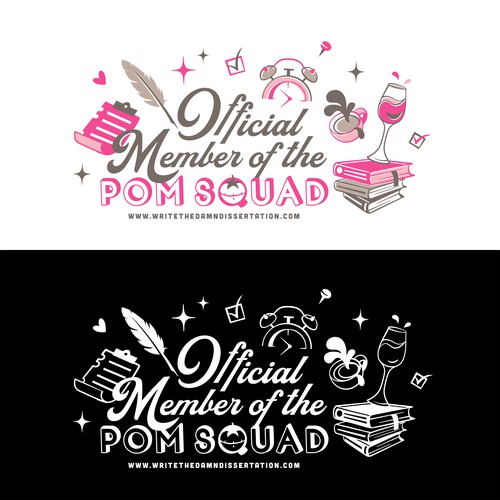 Education t-shirt with the title 'T-shirt for community "Write the Damn Dissertation"'