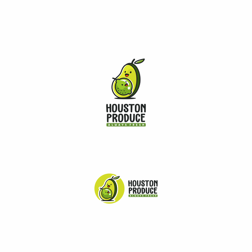 Avocado logo with the title 'Houston Produce'