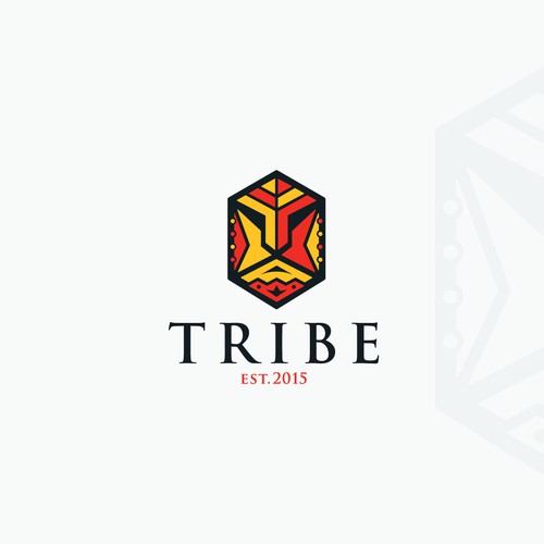 Tribe logo with the title ' Edgy logo using tribal symbols'