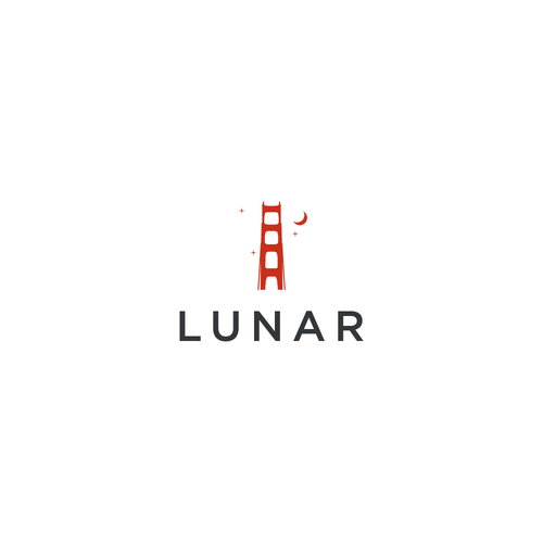 SF logo with the title 'Simple logo for Lunar'