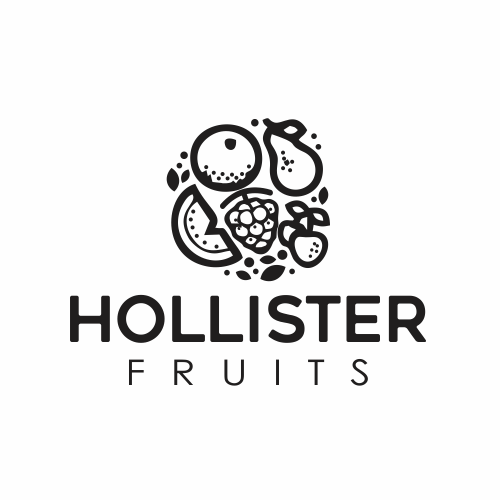 Pear design with the title 'Fruits'