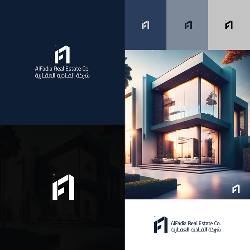 Kuwait design with the title 'AlFadia Real Estate Co.'